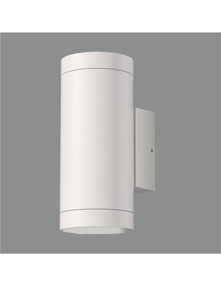 Aplique exterior NORI 2 luces arriba y abajo, Blanco Texturado, Para 2 Bombillas E27 de 15W, IP65