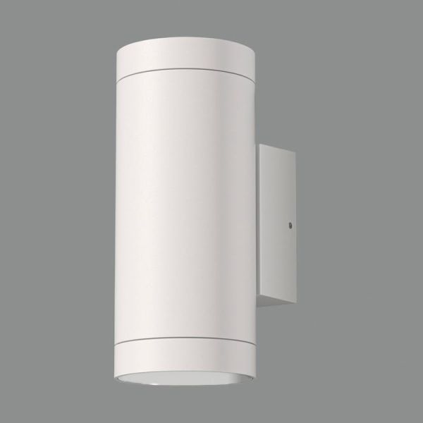 Aplique exterior NORI 2 luces arriba y abajo, Blanco Texturado, Para 2 Bombillas E27 de 15W, IP65