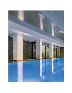 Plafon exterior branco texturizado NORI, para lâmpada LED E27 15W, IP65 2