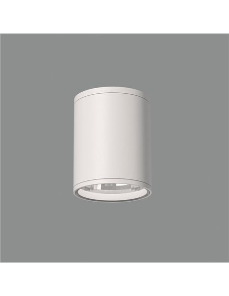 Plafón exterior NORI Blanco Texturado, para bombilla LED E27 15W, IP65