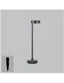 Baliza LED alta con pincho para exterior SKAT Antracita Texturado, LED 7W 3000K 340lm, CRI90 CL.I IP65