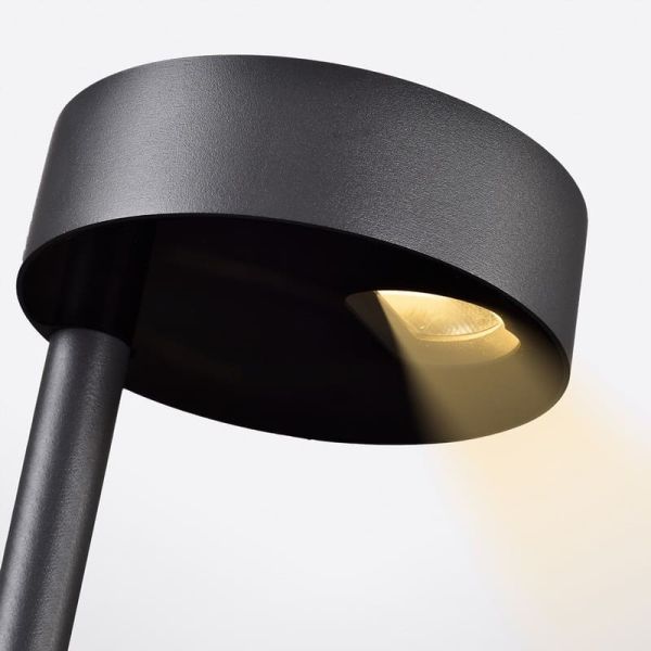 Baliza LED alta con pincho para exterior SKAT Antracita Texturado, LED 7W 3000K 340lm, CRI90 CL.I IP65