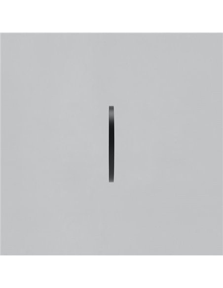 Espelho redondo sem iluminação preto, tamanhos diferentes: Ø61cm - Ø81cm - Ø101cm