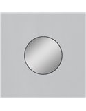 Miroir rond sans éclairage Noir, différentes tailles : Ø61cm - Ø81cm - Ø101cm