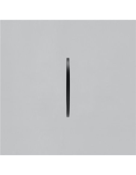 Miroir rond sans éclairage Noir, différentes tailles : Ø61cm - Ø81cm - Ø101cm