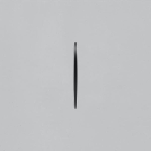 Miroir rond sans éclairage Noir, différentes tailles : Ø61cm - Ø81cm - Ø101cm