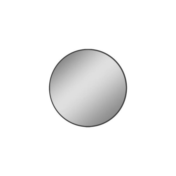 Miroir rond sans éclairage Noir, différentes tailles : Ø61cm - Ø81cm - Ø101cm