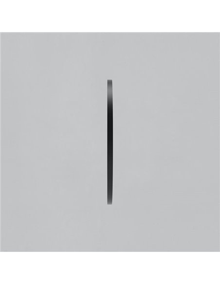 Miroir rond sans éclairage Noir, différentes tailles : Ø61cm - Ø81cm - Ø101cm