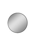Miroir rond sans éclairage Noir, différentes tailles : Ø61cm - Ø81cm - Ø101cm