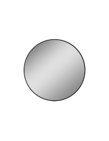 Espelho redondo sem iluminação preto, tamanhos diferentes: Ø61cm - Ø81cm - Ø101cm