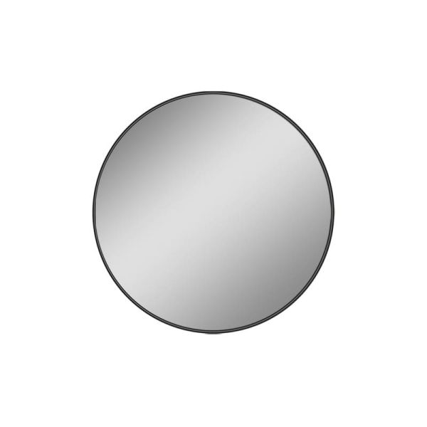 Miroir rond sans éclairage Noir, différentes tailles : Ø61cm - Ø81cm - Ø101cm