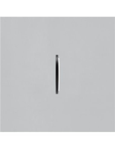 Espelho redondo com luz LED 3000K, preto, à escolha: Ø61cm (35W-2360lm) - Ø81cm (46W-3140lm) - Ø101cm (58W-3930lm), IP44