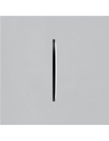 Espejo redondo Con Luz LED 3000K, Negro, a elegir: Ø61cm (35W-2360lm) - Ø81cm (46W-3140lm) - Ø101cm (58W-3930lm), IP44