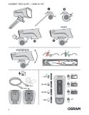 Set Linterna de bicicleta Delantera y Trasera Recargable LEDsBIKE® RACE 50 SET osram | LeonLeds