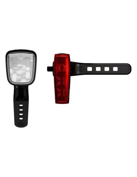 Set de Luces para Bicicleta LEDsBIKE® RACE 80 - 80 Lux, Modos Múltiples y 13 Horas de AutonomíaLEDBL102 SET