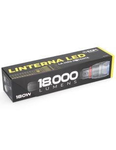 Linterna LED 18.000Lm Recargable – La Más Potente con 20H de Autonomía | LeonLeds 2