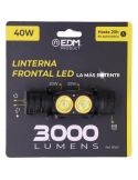 Linterna Frontal LED 3.000Lm Recargable – Alta Potencia, Autonomía 20H, Ideal para Aventura y Trabajo
