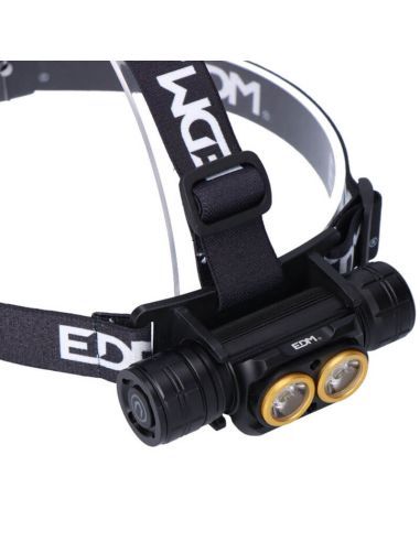 Linterna Frontal LED 3.000Lm Recargable – Alta Potencia, Autonomía 20H, Ideal para Aventura y Trabajo