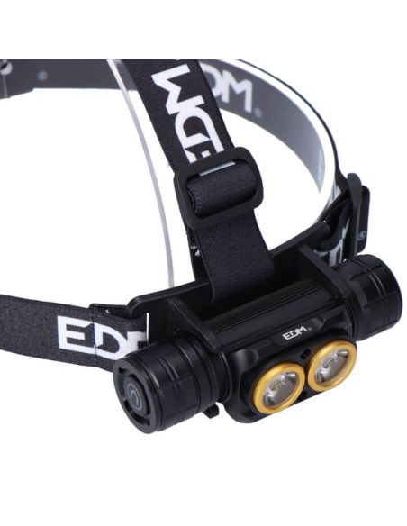 Linterna Frontal LED 3.000Lm Recargable – Alta Potencia, Autonomía 20H, Ideal para Aventura y Trabajo