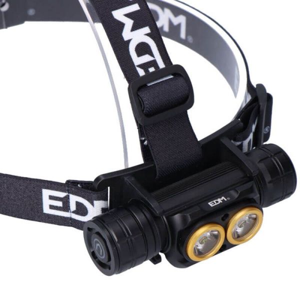Linterna Frontal LED 3.000Lm Recargable – Alta Potencia, Autonomía 20H, Ideal para Aventura y Trabajo