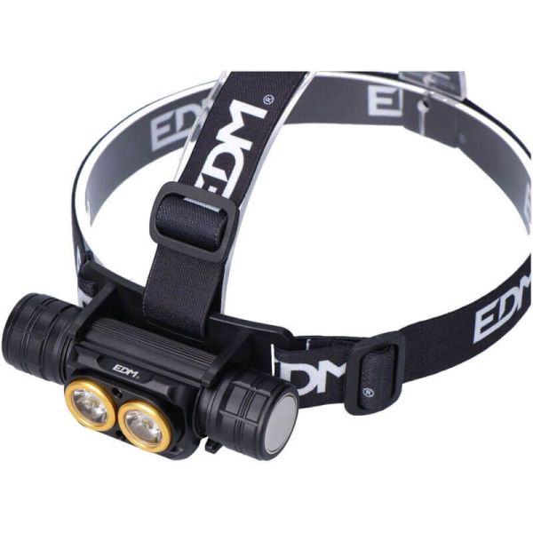 Linterna Frontal LED 3.000Lm Recargable – Alta Potencia, Autonomía 20H, Ideal para Aventura y Trabajo