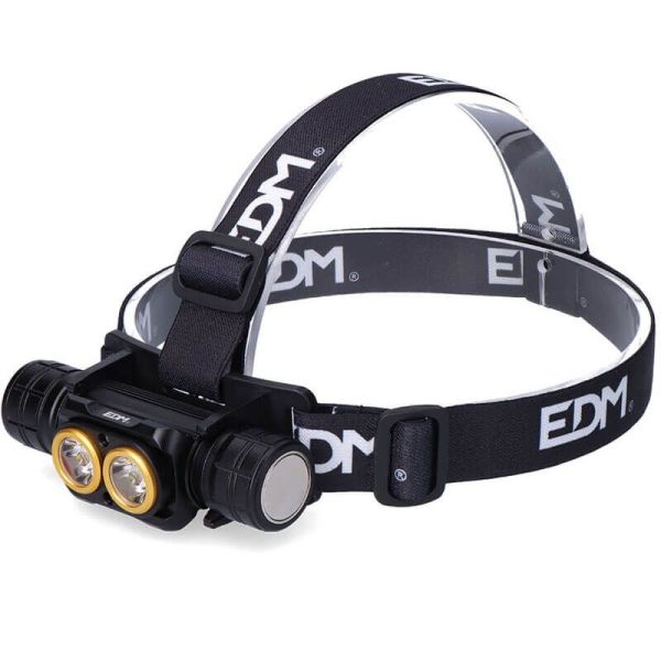 Linterna Frontal LED 3.000Lm Recargable – Alta Potencia, Autonomía 20H, Ideal para Aventura y Trabajo