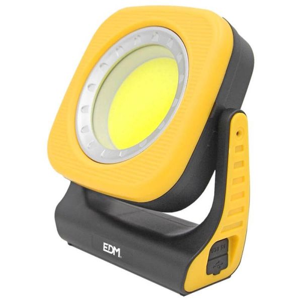 Foco Proyector LED Recargable 1.000Lm – Alta Potencia, Función Power Bank y Cabezal Direccionable