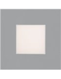 Plafón de Techo LED con Difusor Microprismatico OPORTO Blanco/Negro Texturado, LED 40W 2800lm + 5W 500lm, Kelvin 2700K-3000K con