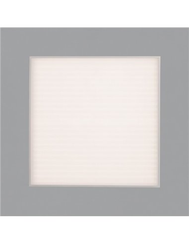 Plafón de Techo LED con Difusor Microprismatico OPORTO Blanco/Negro Texturado, LED 65W 6000lm + 9W 760lm, Kelvin 2700K-3000K con
