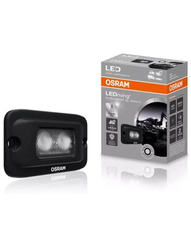 Potentes Luces LED de Trabajo OSRAM LEDriving Montaje Empotrado WL VX100-FL | Iluminación de Campo Cercano y Lejano