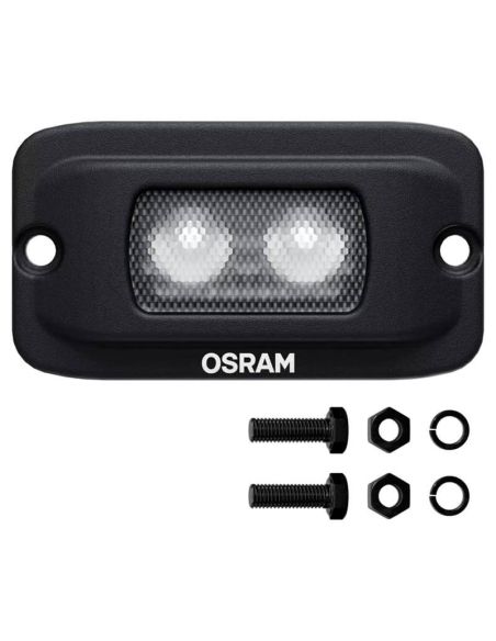 Potentes luzes de trabalho LED OSRAM LEDriving Flush Mount WL VX100-FL | Iluminação de campo próximo e distante