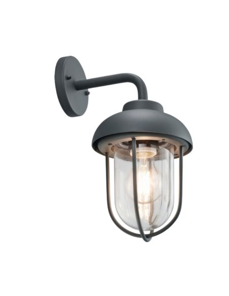 Ampoule murale d'angle classique non incluse IP44 | LéonLeds