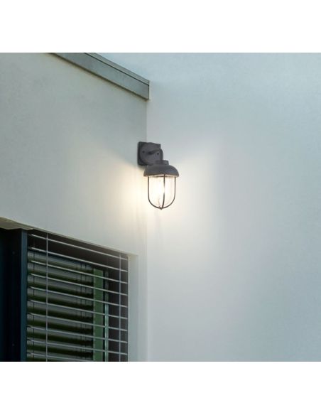 Ampoule murale d'angle classique non incluse IP44 | LéonLeds