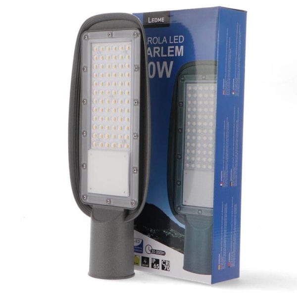 Farola LED de Alumbrado Público 50W para Exterior 5.500Lm Ip65 LeonLeds