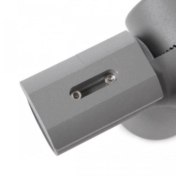 Braço articulado de 180° para poste de iluminação pública | Suporte robusto para iluminação externa