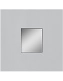 Miroir sans éclairage pour salle de bain carrée ORISTANO 710x810cm Noir