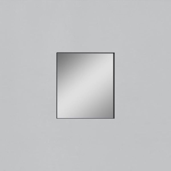 Miroir sans éclairage pour salle de bain carrée ORISTANO 710x810cm Noir