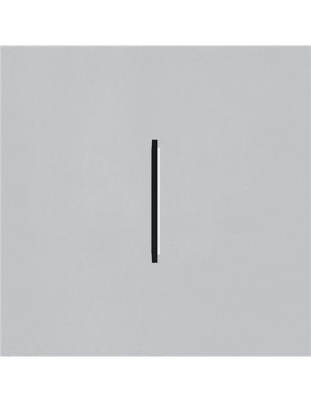 ORISTANO Miroir de salle de bain carré LED 50W 3000K 3536lm, IP44 710x810cm Noir