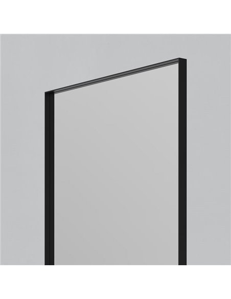 ORISTANO Miroir de salle de bain carré LED 50W 3000K 3536lm, IP44 710x810cm Noir