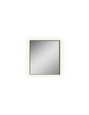 ORISTANO Miroir de salle de bain carré LED 50W 3000K 3536lm, IP44 710x810cm Noir