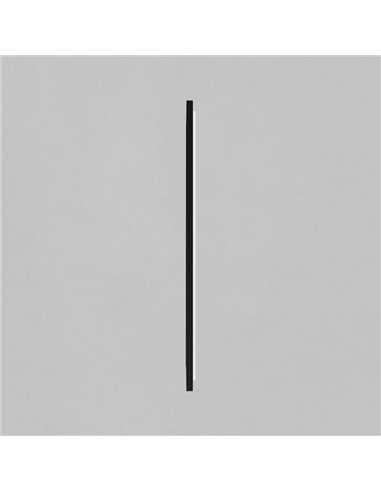 Espejo con luz LED 83W 3000K 5650lm para baño Rectangular ORISTANO grande:1610x810cm Negro IP44