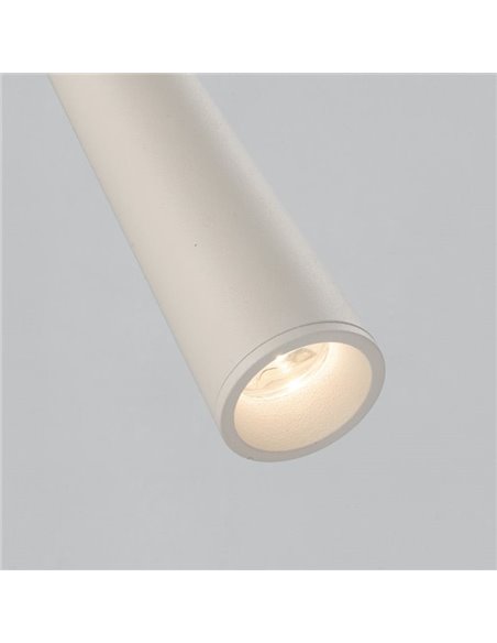 Aplique de pared LED con foco orientable y luz indirecta PANAU, LED 6W 3000K 540lm + 3W 3000K 285lm, Dos interruptores Blanco te