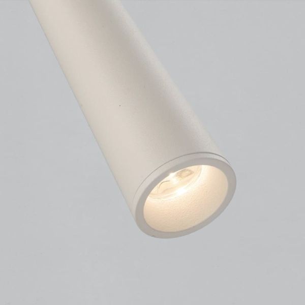 Aplique LED com foco ajustável e luz indireta PANAU, LED 6W 3000K 540lm + 3W 3000K 285lm, Dois interruptores Branco azul-petróle