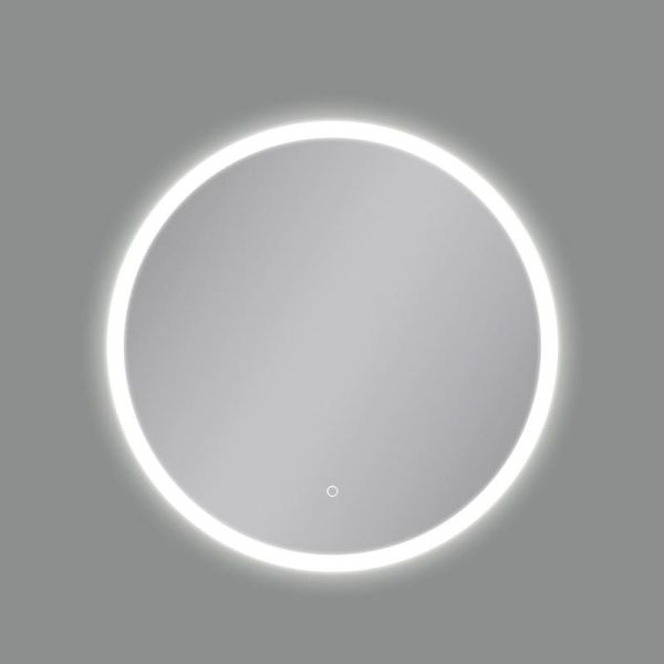 Miroir lumineux LED rond PETRA, bouton tactile, 58W 3000K 3927lm, IP44