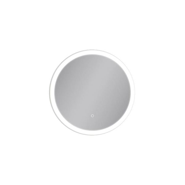 Miroir lumineux LED rond PETRA, bouton tactile, 58W 3000K 3927lm, IP44