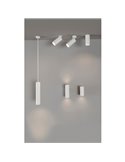 Foco Empotrable LED COB 12W 3000K 1240lm PIPE, Blanco/Negro Texturado