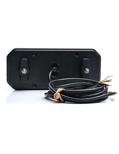 Trasera Piloto Trasero LED para instalar en Horizontal o Vertical con 6 Funciones 12/24V Luz de Matricula Inferior
