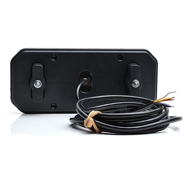 Trasera Piloto Trasero LED para instalar en Horizontal o Vertical con 6 Funciones 12/24V Luz de Matricula Inferior