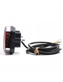 Piloto Trasero LED para instalar en Horizontal o Vertical con 6 Funciones 12/24V Luz de Matricula Inferior