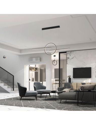 Lampe suspendue LED linéaire KiteSurf